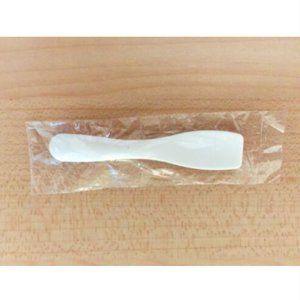 La Mer Cream Spatula Applicator White small sz 2.5” New sealed in plastic